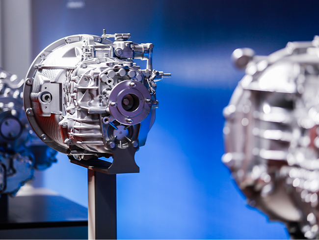 FOTON ZF automated transmission on a stand