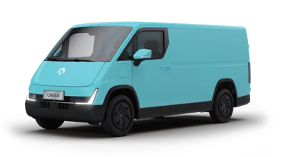 Cavan C1 electric van in Blue