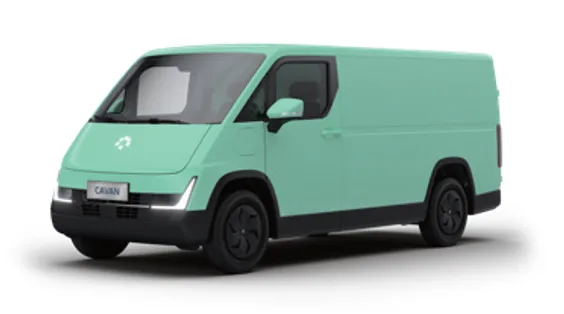 Cavan C1 electric van in Green