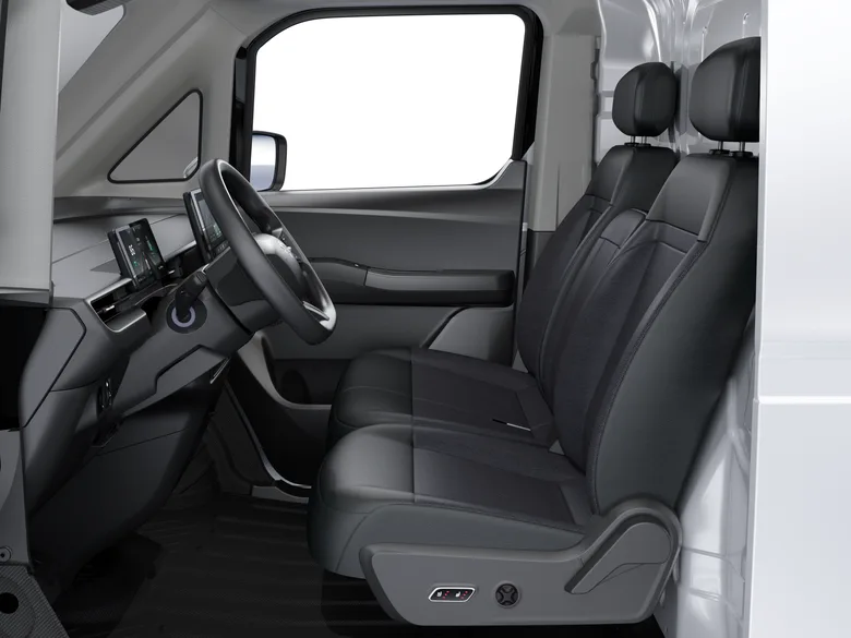 {model} rear cabin seats and leather trim
