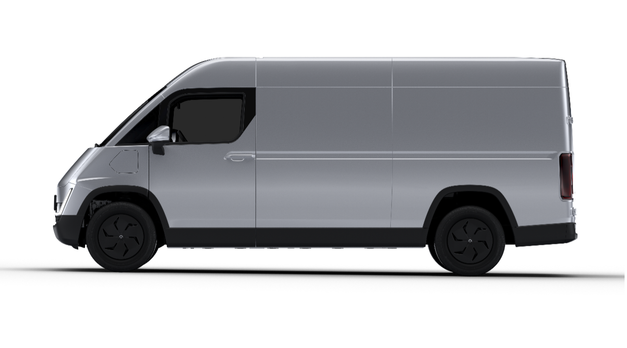 CAVAN C1+ Highroof electric van, front three-quarter view
