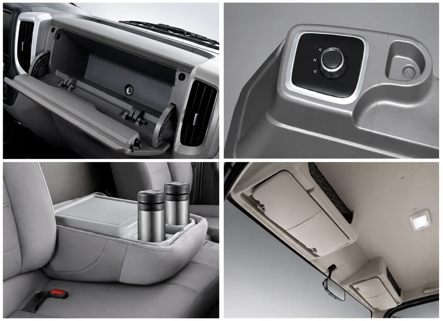 E Aumark rear cabin seats and leather trim